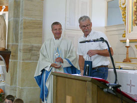 100 Jahrfeier Weingartenkapelle in Naumburg mit Bischof Dr. Michael Gerber (Foto. Karl-Franz Thiede)